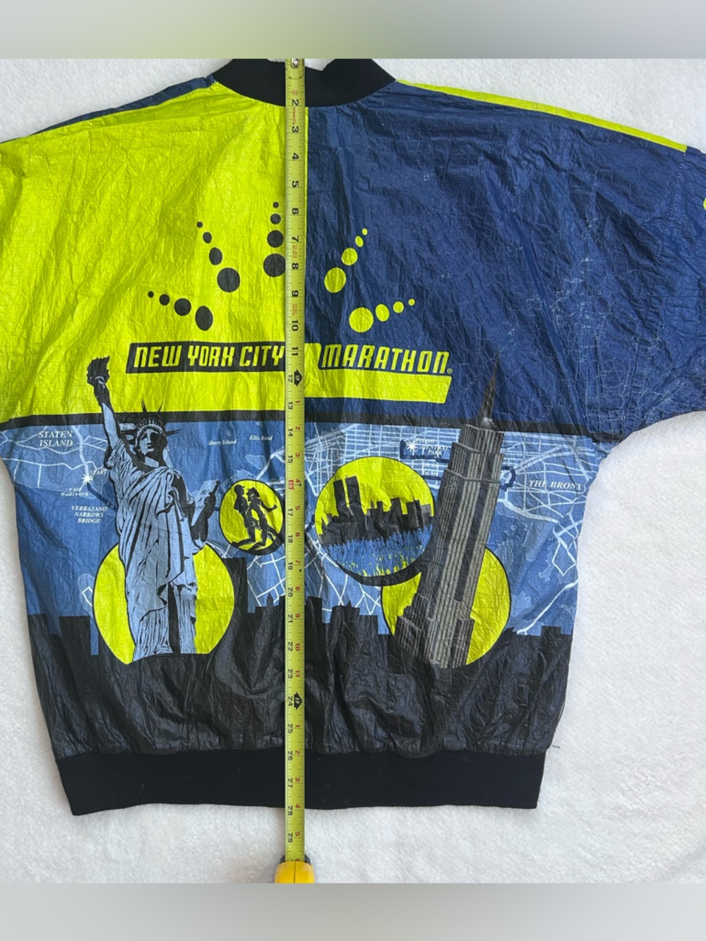 Vintage New York City Marathon 2000 Graphic Windbreaker Jacket - Picture 10 of 11